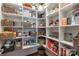 Well-organized pantry with ample shelving for storage at 112 Sisters Cove Ct, Mooresville, NC 28117