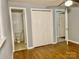 Bedroom with closet and bathroom doorway at 2040 Ne 25Th Street Dr, Hickory, NC 28601