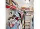 Well-organized closet with shelving and hanging rods at 4477 Pinebrook Dr, Rock Hill, SC 29730