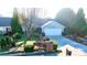A lovely single-story home with well-manicured landscaping, and a spacious driveway at 8430 Stoneman Pl, Charlotte, NC 28217