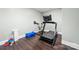 Basement home gym with treadmill and stationary bike at 404 Yorkfield Dr, Shelby, NC 28150