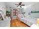 Charming bedroom with hardwood floors and plenty of closet space at 404 Yorkfield Dr, Shelby, NC 28150