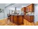 Open kitchen with large island and hardwood floors at 404 Yorkfield Dr, Shelby, NC 28150
