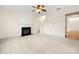 Spacious living room with fireplace and carpet flooring at 11131 Cypress View Dr, Charlotte, NC 28262