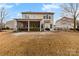 Two story home with covered patio and fenced backyard at 1246 Gold Rush Ct, Fort Mill, SC 29708