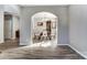 Dining room with hardwood floors, glass table, and an open concept design at 3116 S Legacy Park Blvd, Fort Mill, SC 29707