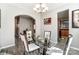 Formal dining room with hardwood floors and a view of the kitchen at 3116 S Legacy Park Blvd, Fort Mill, SC 29707