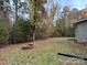 Backyard features an area for a firepit at 369 Pinecrest Cir, Troy, NC 27371