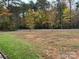 Spacious front yard with mature trees, providing a serene and private setting to this rural property at 369 Pinecrest Cir, Troy, NC 27371
