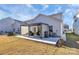 Private backyard patio with pergola and seating area at 5762 Soft Shell Dr, Lancaster, SC 29720