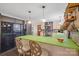 Modern kitchen featuring a center island with bar seating, stainless steel appliances, and decorative backsplash at 1008 Candlewood Ln, Rock Hill, SC 29730