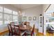 Elegant dining room with hardwood floors and chandelier at 104 Woodvale Cir, Lincolnton, NC 28092