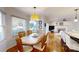 Bright dining room with view into kitchen and living room at 104 Woodvale Cir, Lincolnton, NC 28092