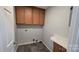 Laundry room offers ample storage with upper cabinets at 1308 Princeton Ave, Gastonia, NC 28054