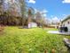 Spacious backyard with shed, patio, and plenty of green space at 2430 Lazy Oak Dr, Lancaster, SC 29720