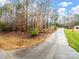 Long driveway leading to a house in a wooded area at 2430 Lazy Oak Dr, Lancaster, SC 29720