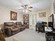 Functional home office space with a comfortable couch and work area at 2430 Lazy Oak Dr, Lancaster, SC 29720