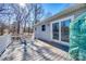 Back deck with table and grill, surrounded by trees providing shade and privacy at 2544 Harmony Rd, Rock Hill, SC 29730