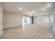 Spacious living room featuring neutral paint, light floors, and a ceiling fan at 2544 Harmony Rd, Rock Hill, SC 29730