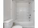 Clean bathroom with a bathtub and shower at 2565 Meadow Crossing Dr, Dallas, NC 28034