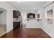 Kitchen with breakfast bar and hardwood floors at 2565 Meadow Crossing Dr, Dallas, NC 28034