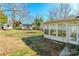 Spacious backyard with detached workshop and shed at 549 Spring Sw St, Concord, NC 28025