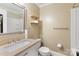 Bathroom featuring a single sink vanity, and built in shelving and accessories at 549 Spring Sw St, Concord, NC 28025