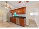 Modern kitchen featuring stainless steel appliances and wooden cabinetry at 549 Spring Sw St, Concord, NC 28025