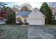 Charming single-story home with a well-manicured lawn, attached garage, and inviting curb appeal at 9709 Calpher Ct, Matthews, NC 28105