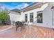 Spacious back deck with seating, ideal for outdoor relaxation and entertaining guests at 10302 Sawtimber Ct, Huntersville, NC 28078