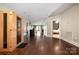 Spacious basement area with a sauna, hardwood floors, and easy access to other areas of the home at 1115 Stony Point Rd, Kings Mountain, NC 28086