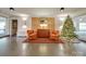 Lobby featuring a Christmas tree, seating area and modern decor at 1300 Queens Rd # 303, Charlotte, NC 28207