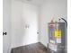 Laundry room with washer and dryer hookups and new water heater at 105 Center St, Kings Mountain, NC 28086