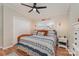 Bright and airy bedroom with king bed and ample closet space at 108 Elm St, New London, NC 28127