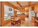 Bright kitchen with wood cabinets and breakfast nook at 917 Patrick Johnston Ln, Davidson, NC 28036