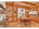 Kitchen nook with wood cabinets and window seat at 917 Patrick Johnston Ln, Davidson, NC 28036