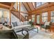 Bright and airy living room with hardwood floors and comfortable seating at 917 Patrick Johnston Ln, Davidson, NC 28036