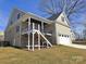 House with deck, stairs, attached garage, and large yard at 496 19Th Avenue Nw Cir, Hickory, NC 28601