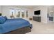 Main bedroom with lake view and ensuite bathroom at 5056 Bridge Way, Denver, NC 28037