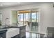 Kitchen with farmhouse sink and lake views at 5056 Bridge Way, Denver, NC 28037