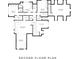 Detailed second floor plan featuring bedrooms, recreation and media rooms, and bonus room at Lot 7 Hamlin Rd # 7, Fort Mill, SC 29715