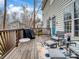 Deck features seating area and overlooks backyard at 17628 Cambridge Grove Dr, Huntersville, NC 28078