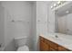 Bathroom with vanity and toilet at 2022 University Heights Ln, Charlotte, NC 28213