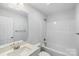 Bright bathroom featuring a bathtub and shower at 25 Kesler St, Salisbury, NC 28144