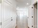 Bright entryway with hardwood floors leads to an open-concept living space at 4031 Lawnview Dr, Charlotte, NC 28269