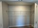 A standard closet with a single shelf for clothing or storage at 5548 Stafford Rd # 29, Charlotte, NC 28215