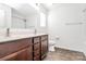 Well-lit bathroom with double sinks and a shower-tub combination at 980 Von Buren Blvd, Rock Hill, SC 29730