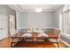 Dining room featuring a large table set for a meal and ample seating at 180 Sink Farm Rd, Mooresville, NC 28115