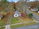Aerial view of a house showcasing its yard and neighborhood at 306 S Jones Ave, Rock Hill, SC 29730