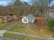 Aerial view of a renovated white house and surrounding area at 306 S Jones Ave, Rock Hill, SC 29730